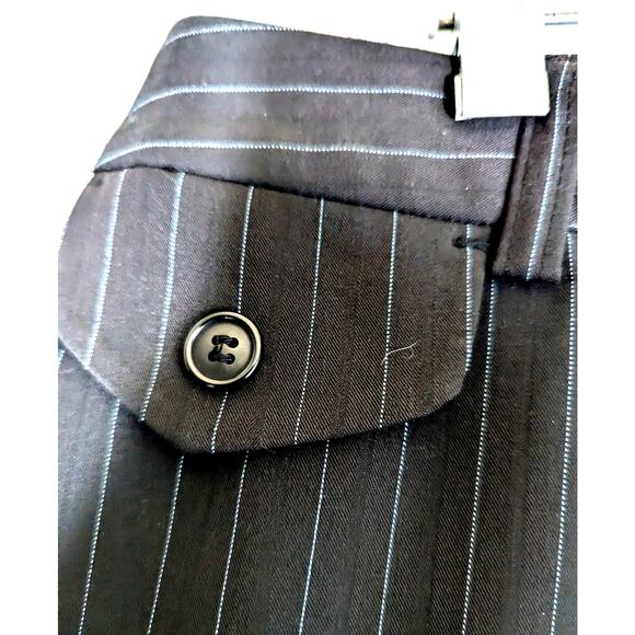 Avenue dress pants Sz 16 pinstripe NWT W 39" Hips 46" Ins 30.5"Width hem 22" - Picture 2 of 6